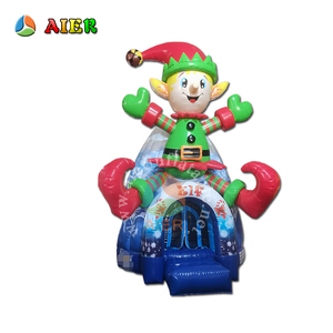 <span class=keywords><strong>Château</strong></span> gonflable de Noël pour enfants, avec toboggan, idéal pour les fêtes, la <span class=keywords><strong>location</strong></span> événementielle et les jeux en plein air - Product Image 2