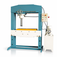 Prensa Hidráulica Industrial Automática de 200 Toneladas para Conformação e Corte de Chapas Metálicas