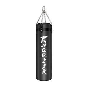 Sac de frappe de boxe en cuir PU professionnel sur mesure, sac d'entraînement lourd Sanda, hauteur réglable, léger pour le sable - Product Image 4
