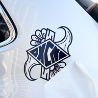 Autocollants de voiture personnalisés de haute qualité, résistants à l'eau et aux UV, lettrage de voiture, autocollants en vinyle, autocollants pour pare-brise de voiture