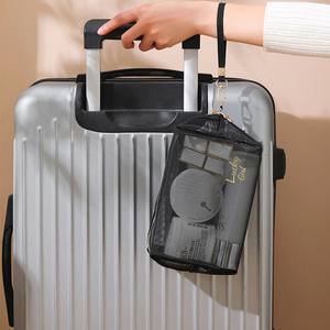 工場直送防水透明メッシュ収納<span class=keywords><strong>2</strong></span>層バッグ化粧品ロゴカスタム化粧バッグケース - Product Image 2