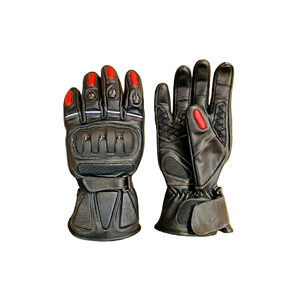 Guantes de Motocicleta de Invierno de Cuero de Alta Calidad, Protección de Seguridad, Dedos Completos, Impermeables, Pantalla Táctil, Casuales, Deportivos, para Ciclismo al Aire Libre - Product Image 1