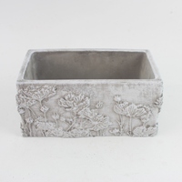 Pot de fleurs rond en ciment pour balcon et jardin, design simple, style nordique, pour décoration intérieure et mariage, vente en gros, prix usine