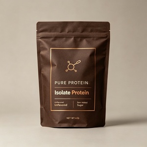 Sustainable Home <b>Compostable</b> Kraft Paper <b>Bag</b> with PBAT Interior Stand Up Pouch for Organic Snacks Custom Logo Wholesale - Product Image 4