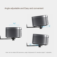 Soporte de Pared para Proyector XGIMI, Accesorios con Ángulo Ajustable para Proyectores Changhong, Dangbei, Mars Pro, Xiaomi, Rotación de 360 Grados