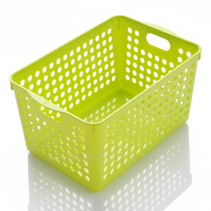 Cesto portaoggetti profondo verde Inomata - Product Image 1