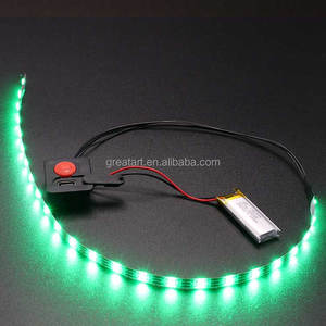 Tùy chỉnh <span class=keywords><strong>USB</strong></span> LED ánh sáng có thể sạc lại Mũ bảo hiểm đèn Đèn pha cho Craft - Product Image 4