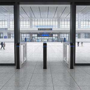 Tourniquet personnalisable Mingxu, système de tourniquet de transport public à haute capacité pour la collecte des tarifs et l'accès au métro et aux bus - Product Image 1