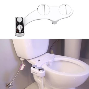 Ultra-Slim <strong>Shattaf</strong> Toilet Bidet Attachment Non-Electric Self-Control Water Sprayer Easy Manual Installation for Bathroom ABS - Product Image 2