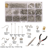 Alat manik-manik buatan tangan untuk perhiasan DIY Set Aksesori untuk anting telinga kait gelang dan kalung-untuk temuan perhiasan