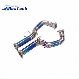 Collecteur d'échappement léger en titane Motorsport OPF pour Porsche 982 GT4 RS 4.0L – Tuyau avant de course - Product Image 5