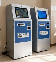 Distributeur automatique de billets, support mobile pour paiement par carte bancaire, dépôt et retrait d'espèces, guichet automatique bancaire