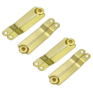 Gold Folding Lid Support Hinges For Home Furniture Cabinet Jewelry Box