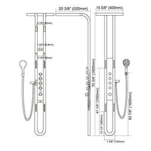Nouvelle douche murale multifonctionnelle pour <span class=keywords><strong>salle</strong></span> <span class=keywords><strong>de</strong></span> <span class=keywords><strong>bain</strong></span> ensemble <span class=keywords><strong>de</strong></span> <span class=keywords><strong>colonne</strong></span> <span class=keywords><strong>de</strong></span> douche murale tour Massage corps pulvérisation planche <span class=keywords><strong>de</strong></span> douche - Product Image 5