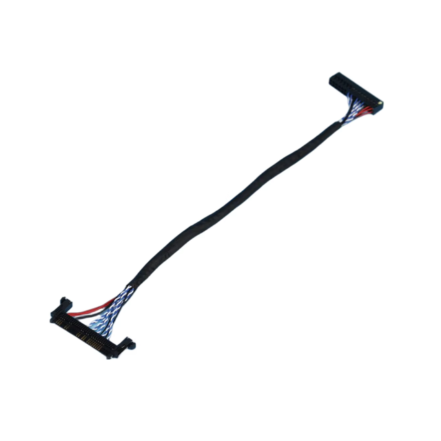 High Quality Electronic Cable Cuprum LVDS Wire Harness Custom TV Computer Connector Cable