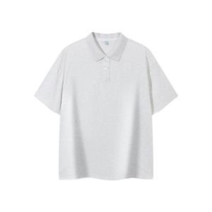 2025 été Solona 230g lourd Cool haut de gamme marque de mode décontracté revers T-shirt goutte épaule pour Polo couleur unie 2025 été - Product Image 1