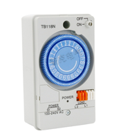 Minuterie mécanique multifonction, 50-60Hz, TB178, TB118, TB118N, TB118NE7