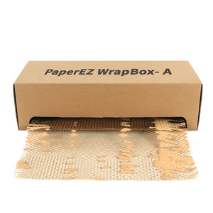 Eco Shockproof Kraft <b>Paper</b> Honeycomb Cushion <b>Roll</b> for Edge Protector Packaging <b>Wrapping</b> - Product Image 2