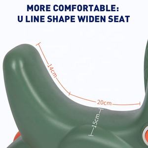 Eco-Friendly Children Ride Stable Toy Baby Girls Plastic Rocking Horse - Product Image 4