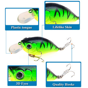 ชุดเหยื่อตกปลา KFS F Minnow ขนาด 55 มม. 5 สี เหยื่อตกปลาน้ำกลาง สำหรับตกปลาแบส - Product Image 3