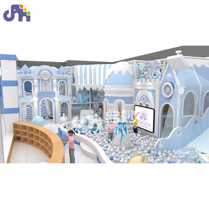 Snow Theme พื้นที่เล่นที่อ่อนนุ่มของเล่นเด็กศูนย์สไลด์อุปกรณ์สนามเด็กเล่นในร่มห้องเด็กเล่น - Product Image 4