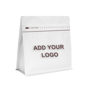 Bolsas para Granos de Café Turco de 1 Libra, Sellado de Ocho Lados, Cierre de Cremallera con Válvula y Logotipo Impreso Personalizado, Empaque de Grado Alimenticio - Product Image 1
