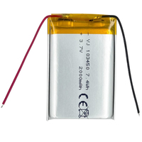 103450 3,7V 2000mAh Hochleistungs-Wiederaufladbare LiPo-Batterie für Smart-Geräte & Tragbare Elektronik - 500 Zyklen 302025 302030