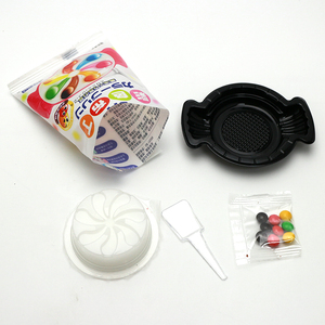 Gelée arc-en-ciel DIY, gelée aromatisée aux fruits avec des bonbons aux haricots de chocolat - Product Image 4