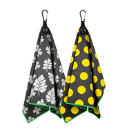 Serviette de sport de voyage en microfibre personnalisée DZ, séchage rapide, super absorbante, sans sable, pour la plage et la piscine, avec logo