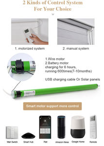 Persiana Enrollable Cebra Motorizada Eléctrica con Control Remoto para Sala de Estar Cortinas para Ventana - Product Image 5