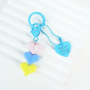 Cute Ligweig PVC Heart Keychain UV Printed Mobile <b>Phone</b> <b>Charm</b> Companion <b>Case</b> - Product Image 2