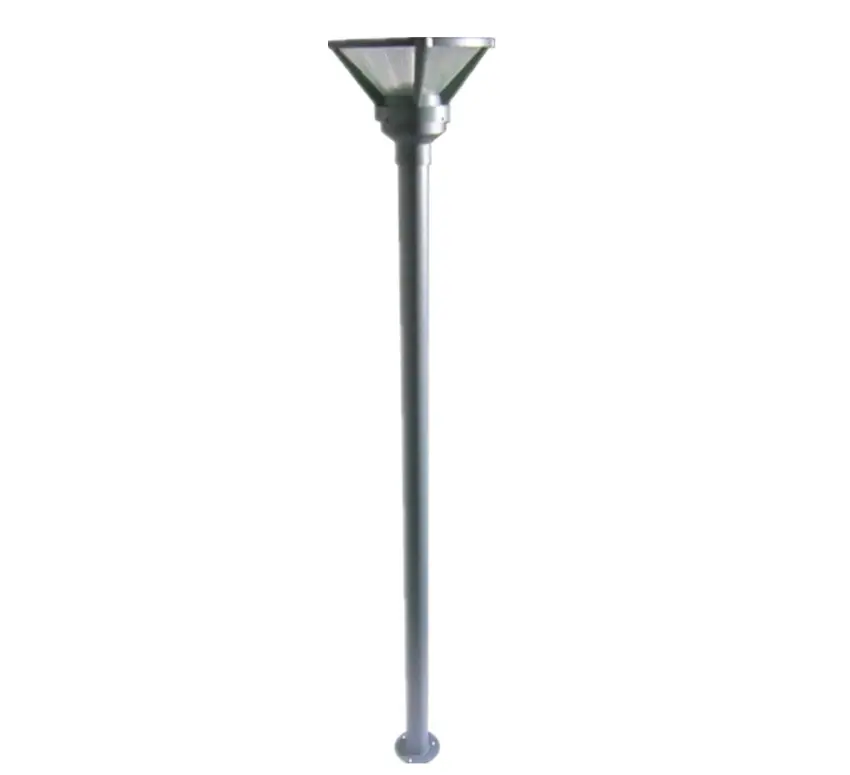 Minimalist Solar Courtyard Light 2M High Light Pole with LED Light Source Warm White 6000K IP65 Rated Garden Residential Use
