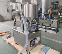 Machine de remplissage automatique de liquides, sauces, aliments et pâtes épaisses avec pompe à lobes rotative