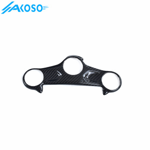 AKOSO Kits de carénage de <span class=keywords><strong>pont</strong></span> de fourche avant en fibre de carbone sèche 3K pour Honda CB650R CBR650R 2019 +. - Product Image 2