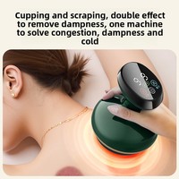 Appareil électrique Gua Sha de classe I pour usage domestique, outil de ventouses, instrument de massage à pression négative pour épaules et dos, et rouleau de massage abdominal