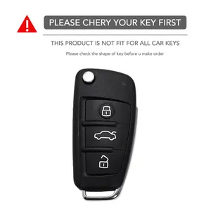 <span class=keywords><strong>Coque</strong></span> de protection en silicone tendance 2025 pour <span class=keywords><strong>clé</strong></span> de voiture <span class=keywords><strong>Audi</strong></span> A4 B7 A6 C6 4F 8V <span class=keywords><strong>A3</strong></span> <span class=keywords><strong>8P</strong></span> A1 <span class=keywords><strong>A3</strong></span> – Accessoire de télécommande automobile - Product Image 2