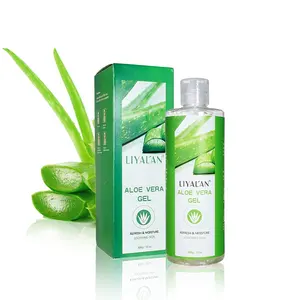 Atacado Aloevera Gel Private Label Hidratante Calmante Puro Natural Orgânico Aloe Vera Gel