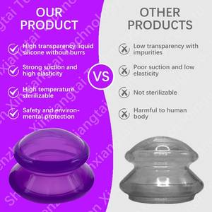 Alta qualidade Vacuum massagem cup Vidro massagem cup pressão negativa massagem cup Meridian terapia Para cuidados com a pele - Product Image 5