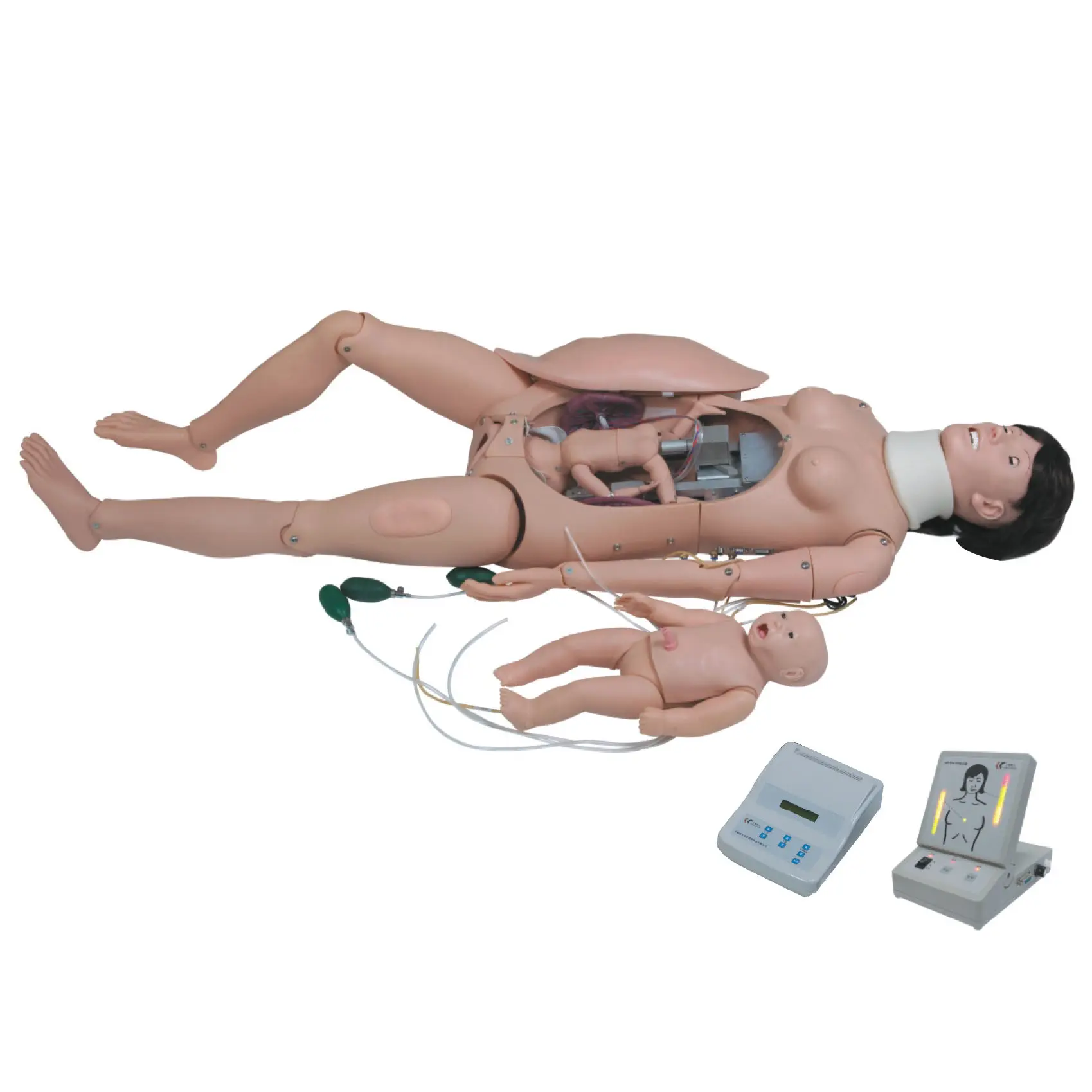 핫 세일 H-F55 배달 및 모성 및 신생아 응급 시뮬레이터 마네킹 의료 훈련 인체 모형 의료 과학