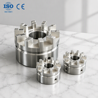 Accouplement flexible en acier inoxydable usiné CNC sur mesure, connecteur d'arbre moteur, coupleur mécanique de précision OEM ODM, moule