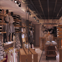 Meuble de présentation pour magasin de chaussures, vitrine sur mesure pour vêtements et sacs pour femmes, étagère de présentation, armoire de rangement, décoration et rénovation de magasin