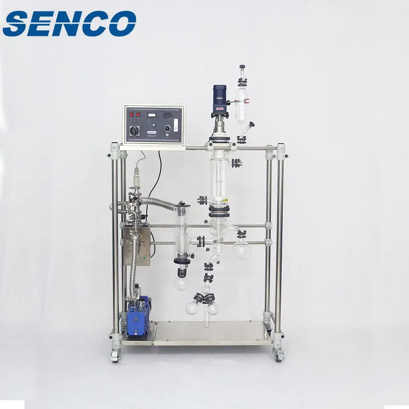 SENCO MD800V Zuverlässiger Lieferant Vakuum-Wischfilm-Molekular destillation für Forschungs zwecke
