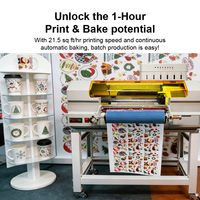 30cm All in One UV DTF Sticker Printing Machine and Crystal Sticker Transfers Sticker Impresora A3 UV DTF Printer