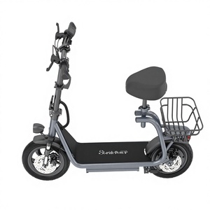 Patinete Eléctrico Plegable M5 Pro <span class=keywords><strong>de</strong></span> 12 Pulgadas con Marco <span class=keywords><strong>de</strong></span> Aleación <span class=keywords><strong>de</strong></span> Aluminio, <span class=keywords><strong>Dos</strong></span> <span class=keywords><strong>Ruedas</strong></span> y Asiento para Desplazamientos Urbanos, 48V, Carga Máxima <span class=keywords><strong>de</strong></span> 120 kg - Product Image 2
