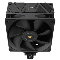 Refroidisseur de processeur Thermalright AS120 EVO DARK, hauteur 156 mm, entièrement noir, 4 caloducs, radiateur à air HDT, compatible AM4 AM5 LGA1700 1851
