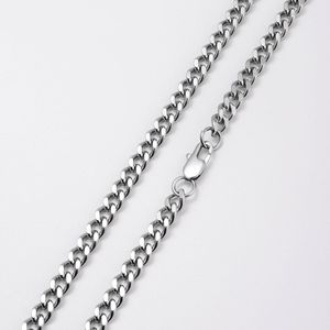 سلاسل عنق كوبية من الفولاذ المقاوم للصدأ بسماكات 3 و5 و7 ملم للرجال والنساء، سلسلة حلقات بلون ذهبي أسود مع مشبك إغلاق، مجوهرات هيب هوب - Product Image 6