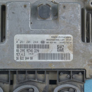 PEUGEOT 308S двигатель компьютерная плата 2008 3008 407 408 ECU 0261201244 ME7.4.5 9662284480 б/у демонтаж автомобиля - Product Image 2