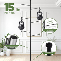 YIJIALE Colonne de Tension Moderne en Métal pour Jardin, Support de Pot de Fleurs 5H Réglable et Étanche avec Tailles Personnalisables