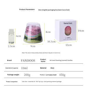 DIY Original Indoor Sandmalerei Sojawachs-Kerzen-Set Handgemachtes Geburtstags- und Hochzeitsgeschenk in Spiralform - Product Image 4