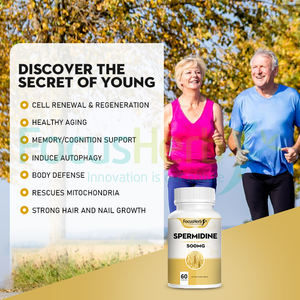 FocusHerb OEM cápsulas de extracto de germen de trigo vegano 500mg/60 cápsulas/botella cápsulas de espermidina - Product Image 4